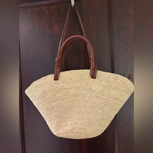 EUC Sézane Justine basket bag - Picture 7 of 8